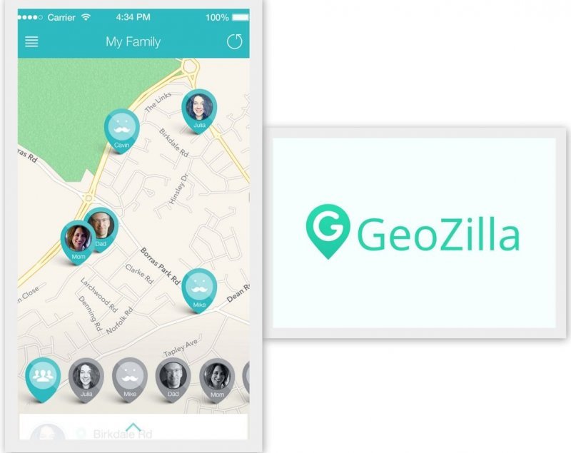 Приложение geozilla как работает