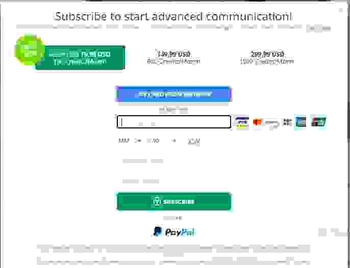 Форма оплаты