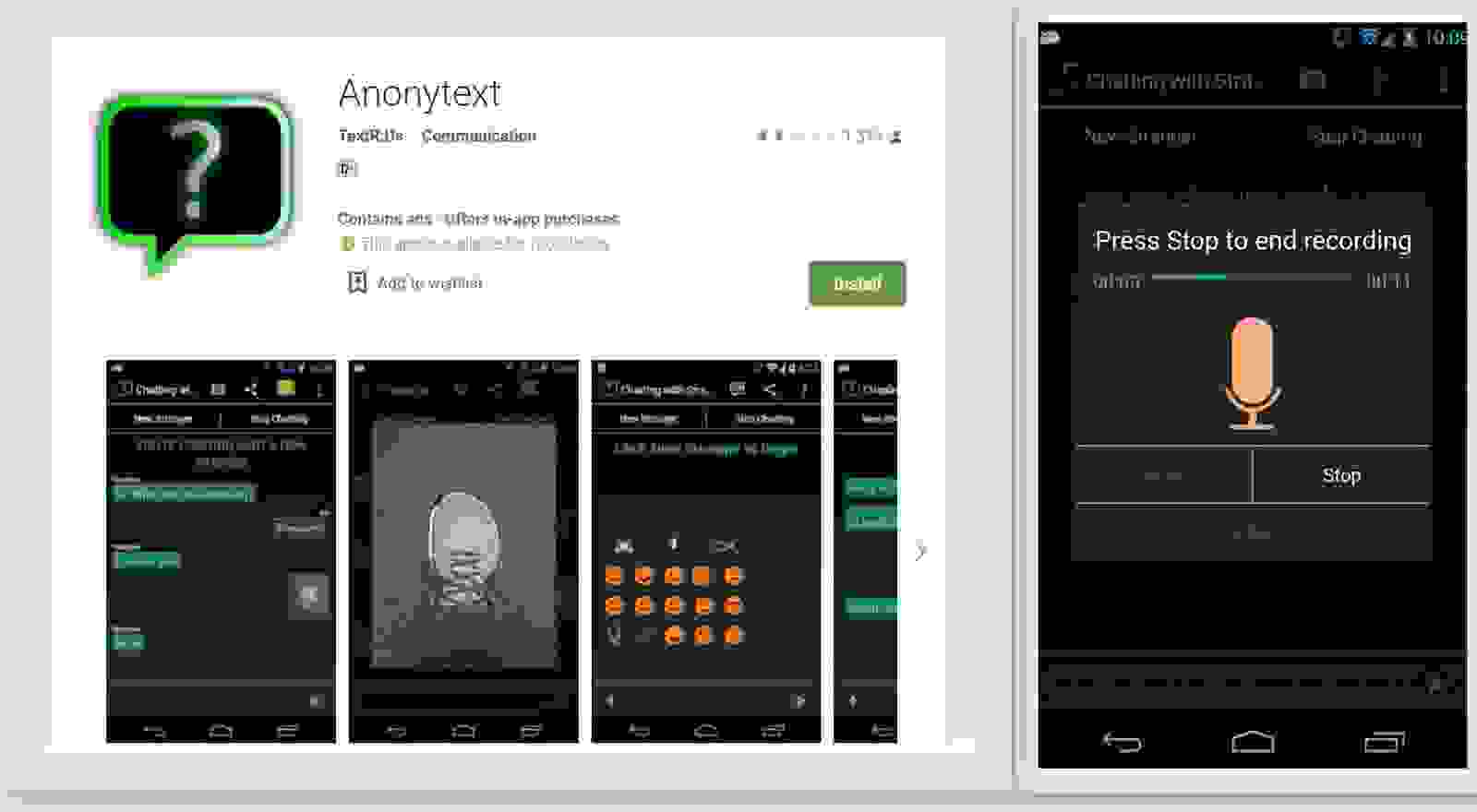 Анонимные знакомства на Anonytext